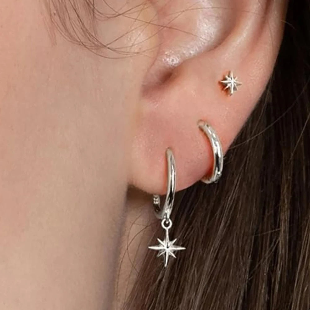 Star Drop Earrings