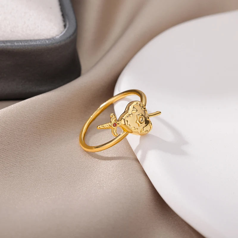 Heart Sword Ring