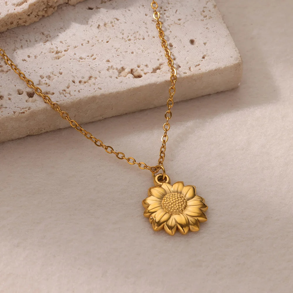 Sunflower Necklace