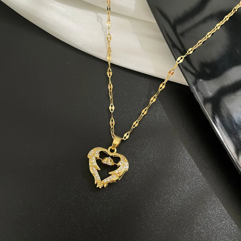 Heart Wing Necklace