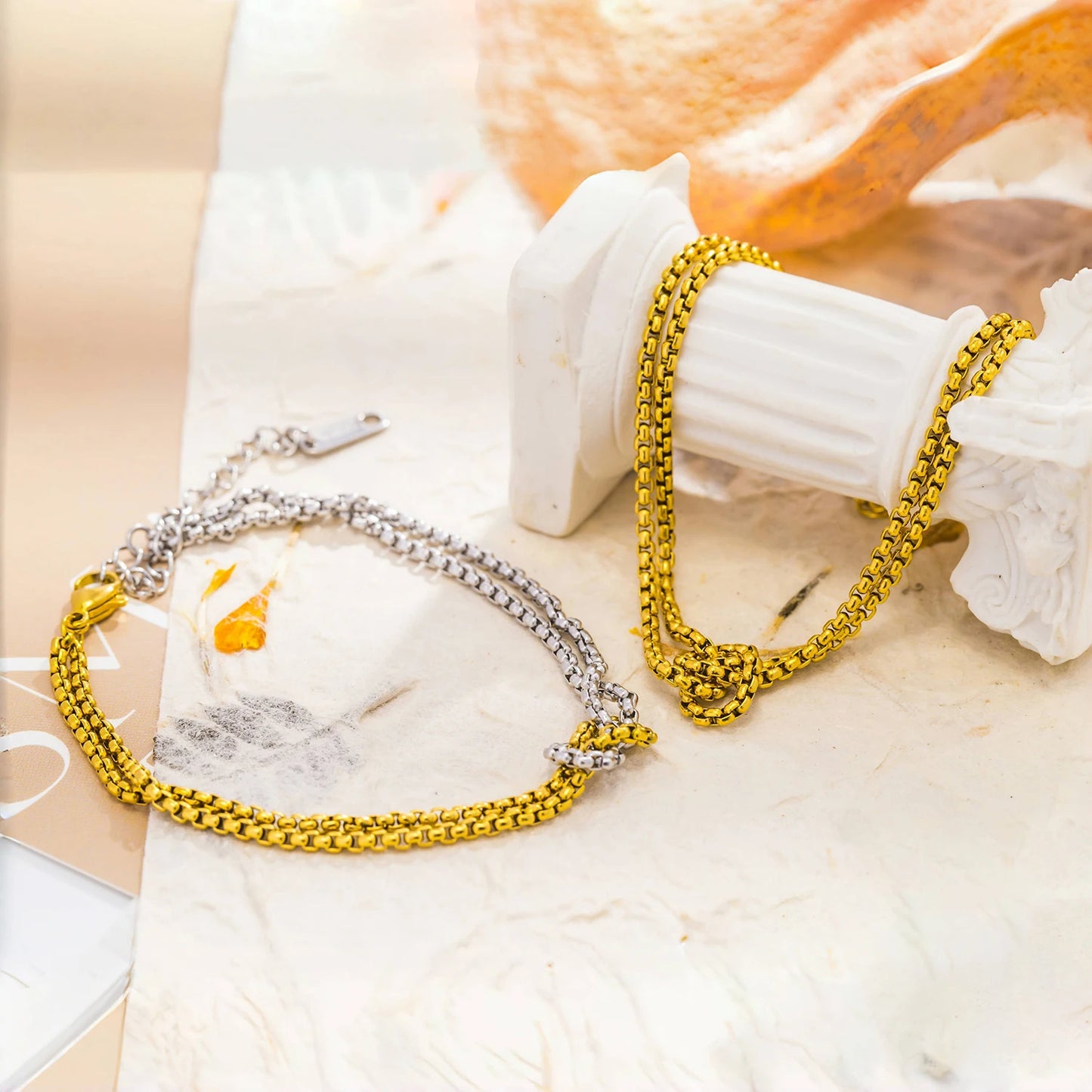 Double Layer Knot Bracelet