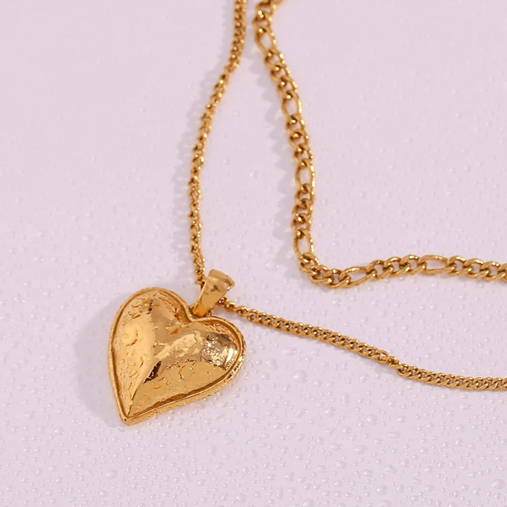 Gold Plated Heart Necklace