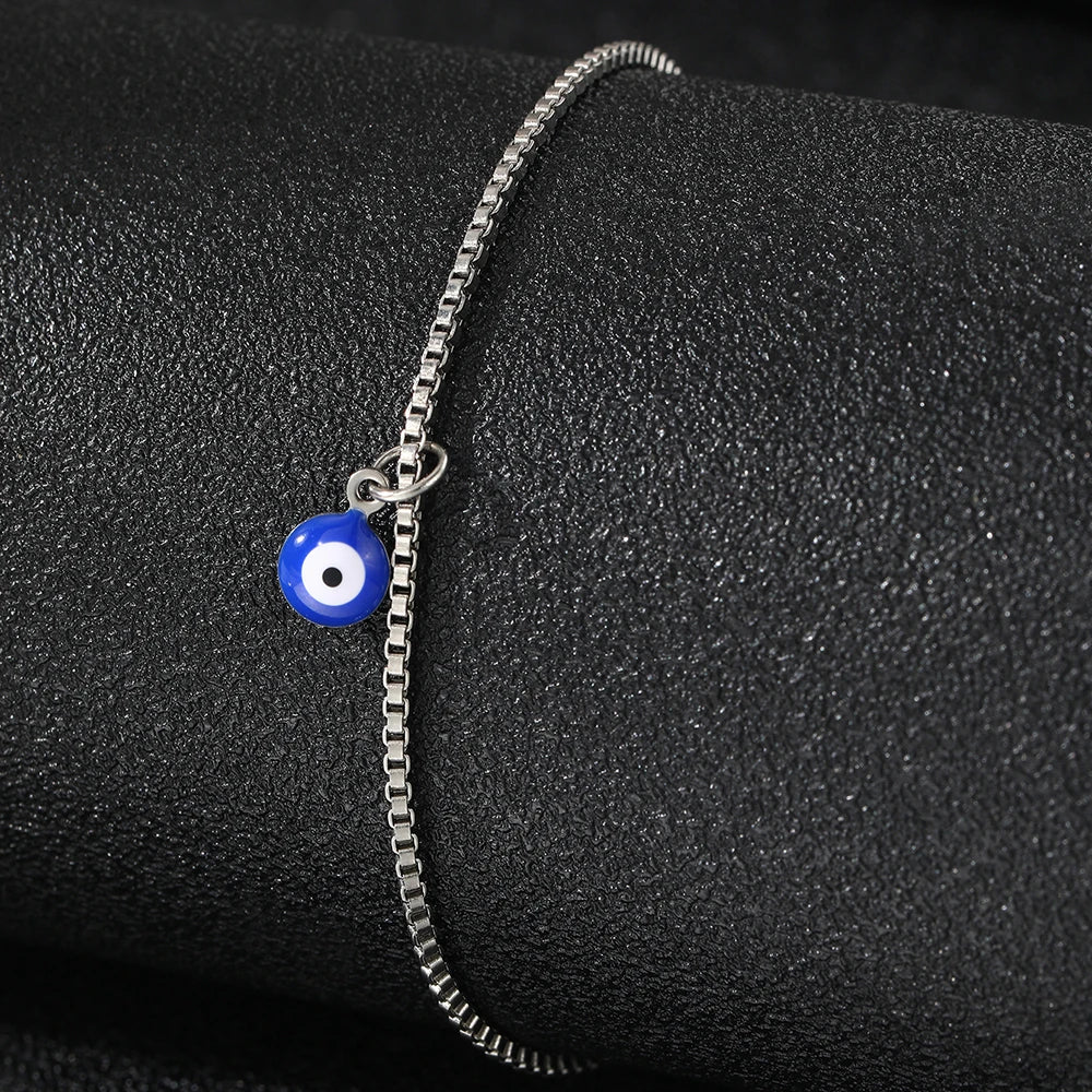 Blue Eye Ankle Bracelet