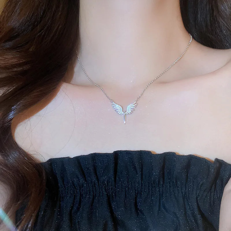 Flying Angel Wings Necklace