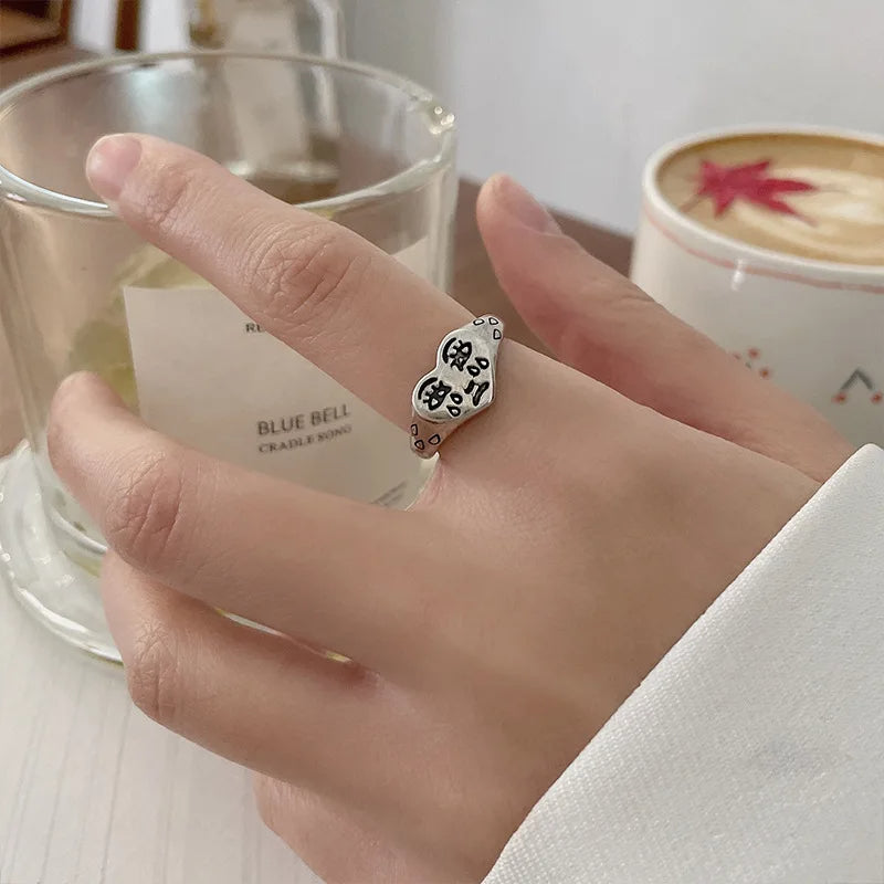 Crying Face Ring
