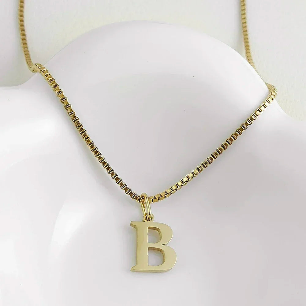 Initial Charm Necklace