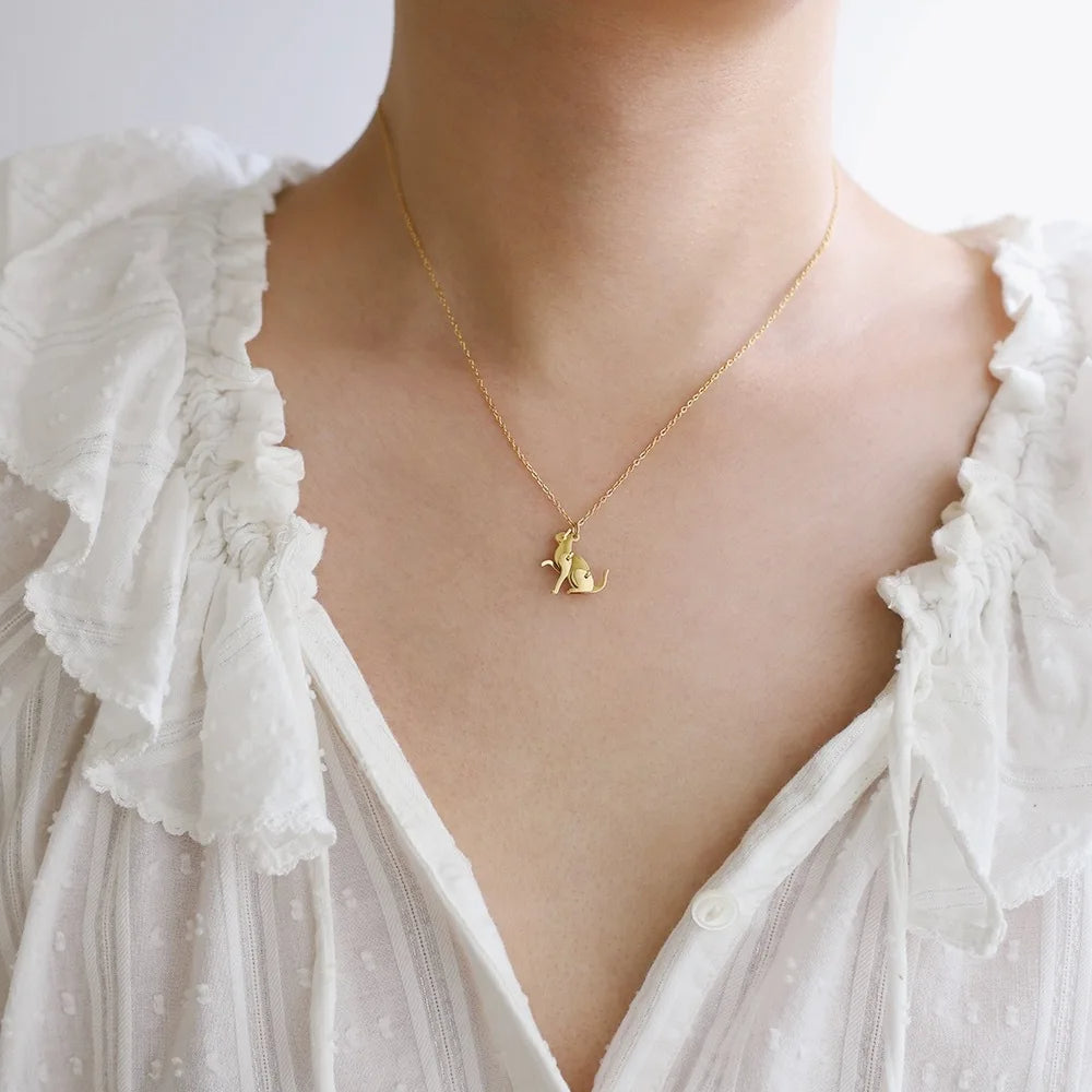 Block Pet Necklace