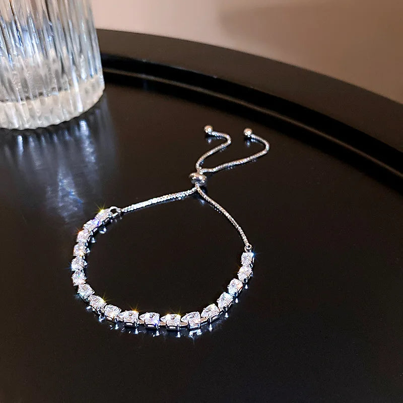 Square Rhinestone Bracelet