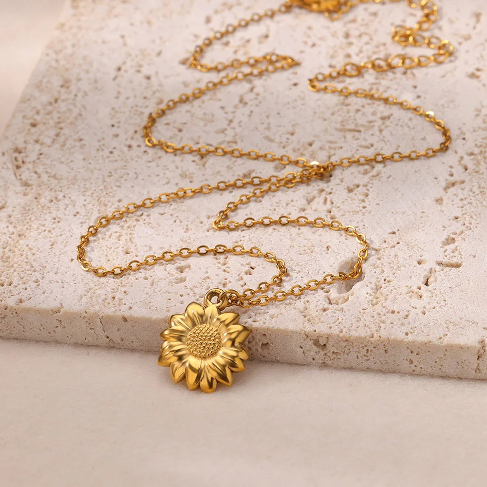 Sunflower Necklace
