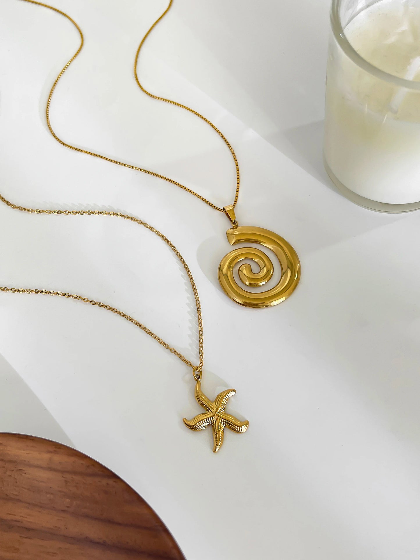 Starfish-Spiral Necklace