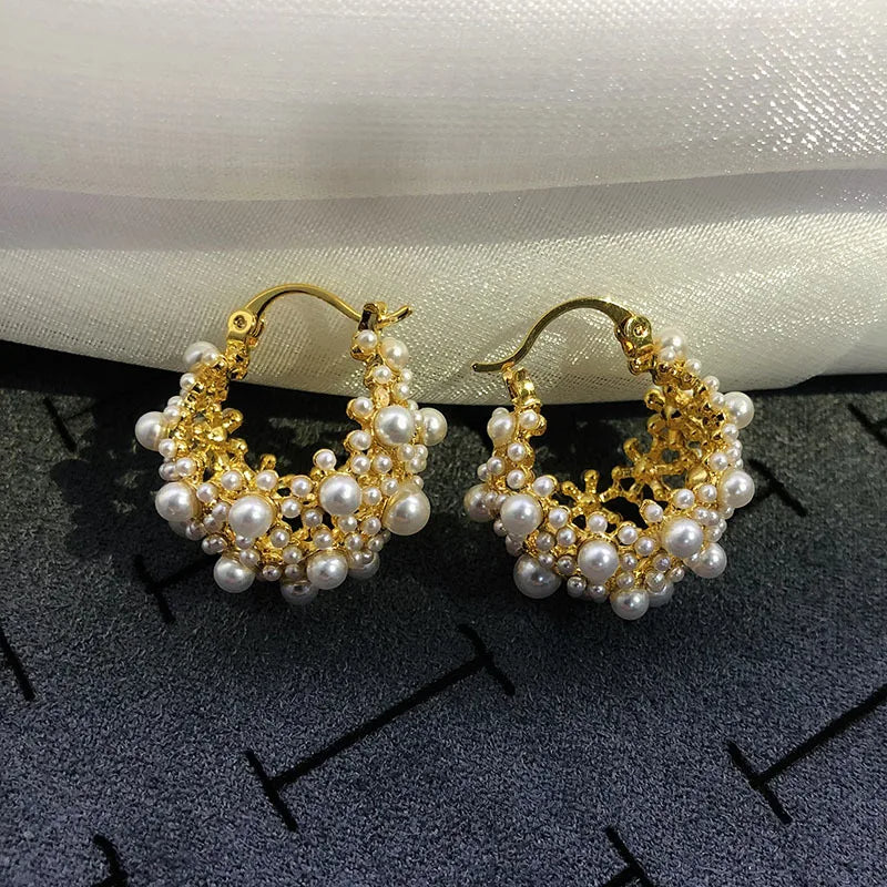 Irregular Pearl Earrings
