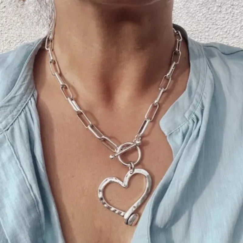 Chunky Punk Love Necklace