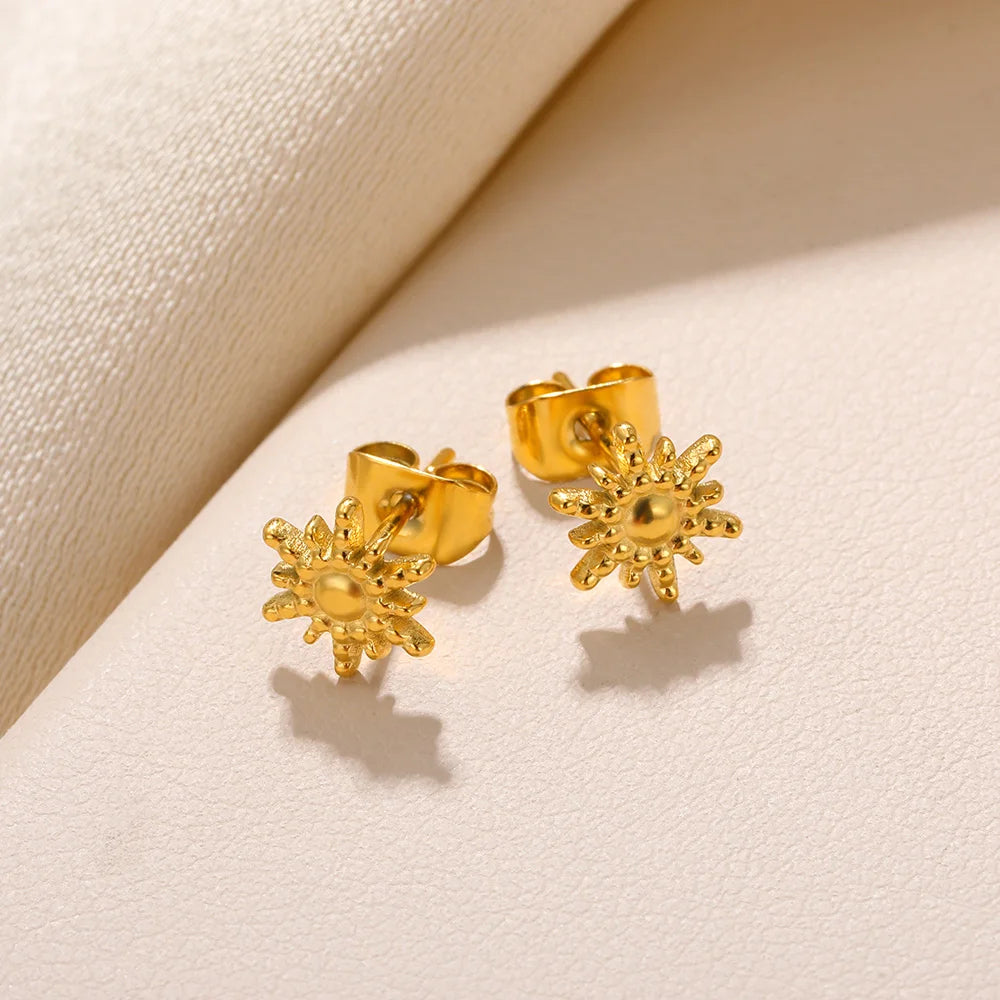 Sun Stud Earrings