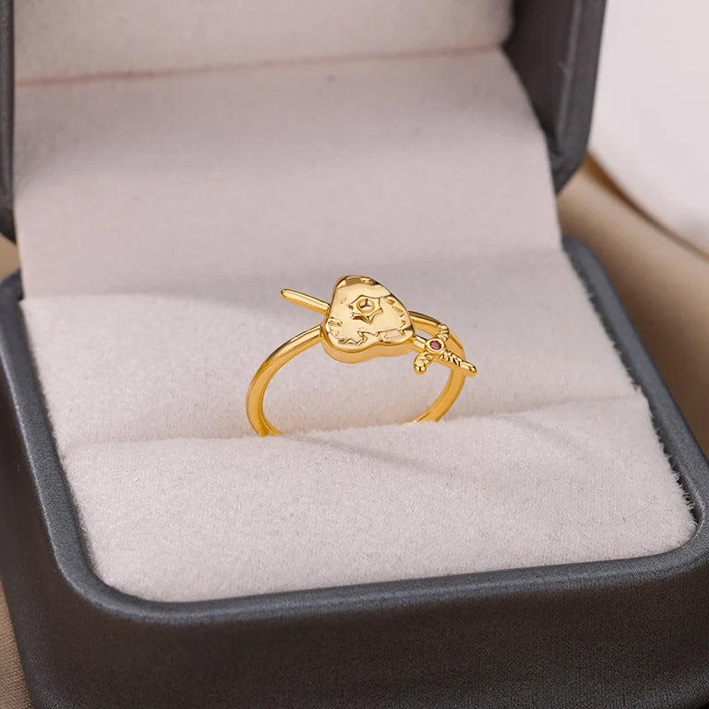 Heart Sword Ring