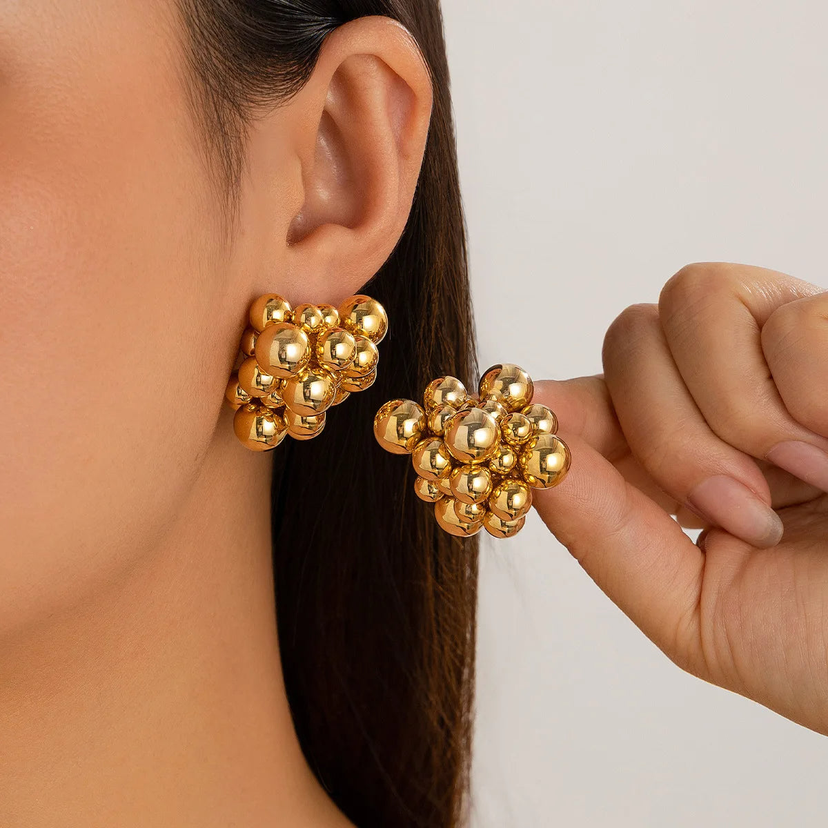 Geometric Beaded Earrings