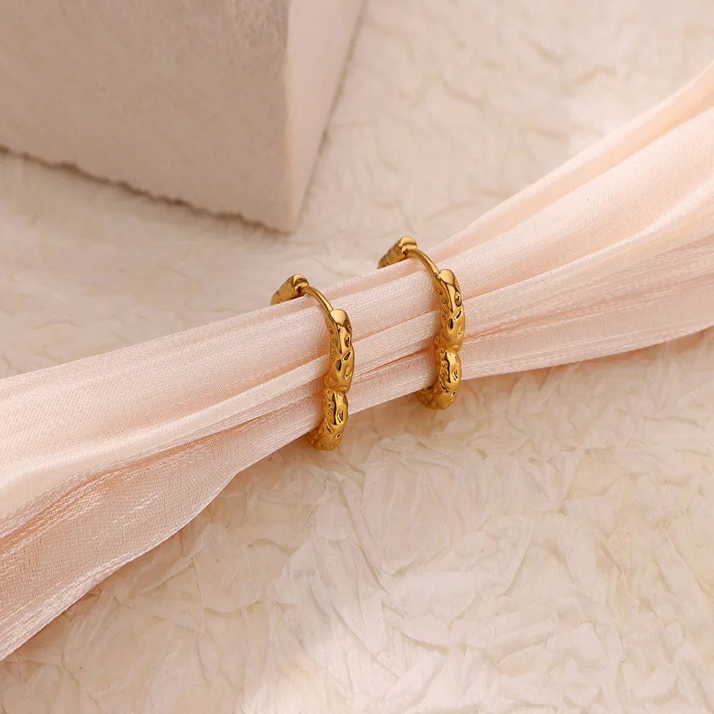 Heart Hoop Earrings