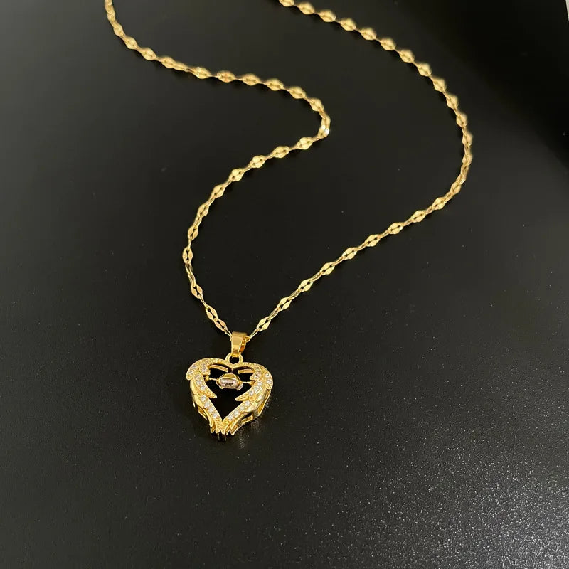 Heart Wing Necklace