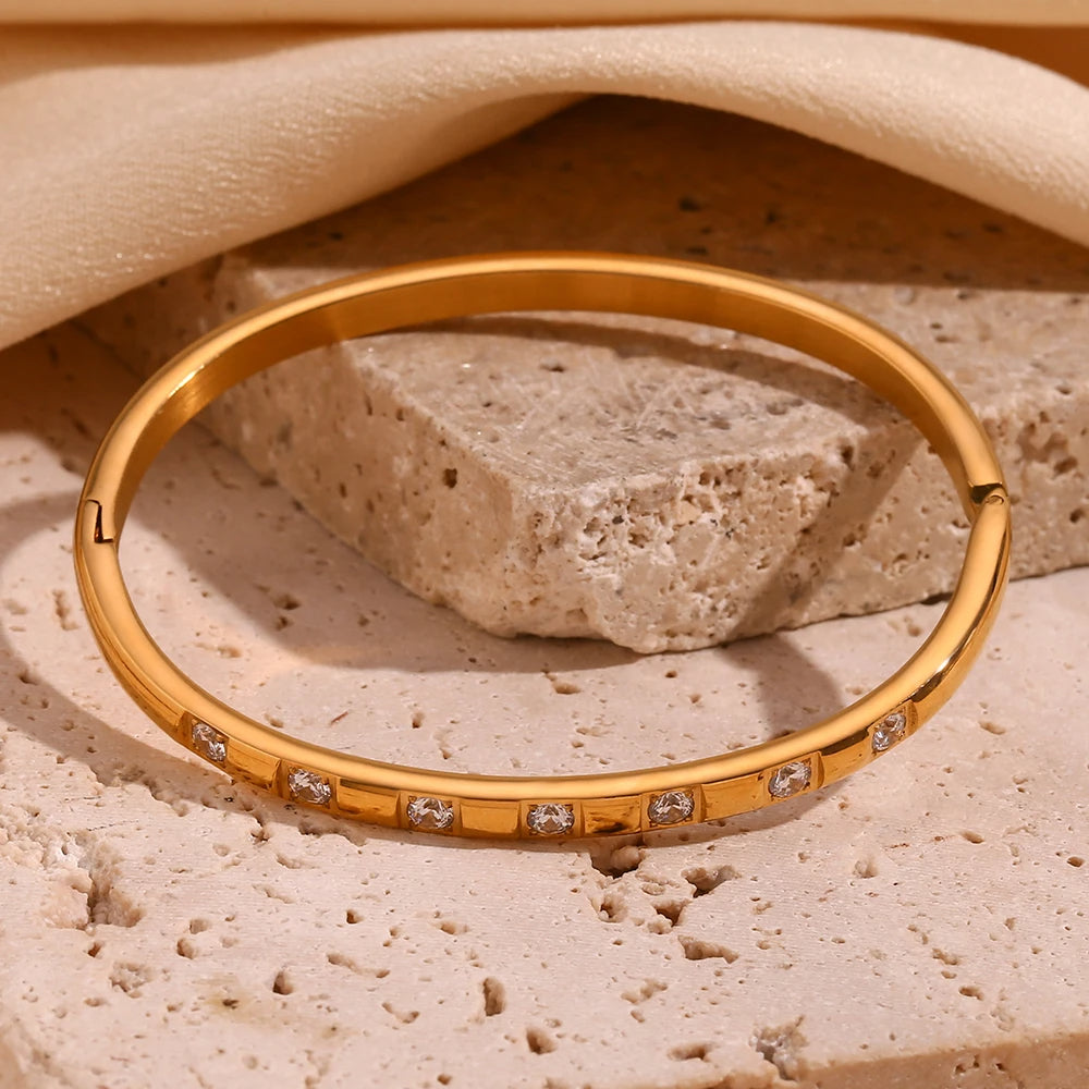 Gold Rhinestone Bracelet