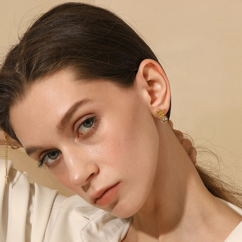 Angel Stud Earrings