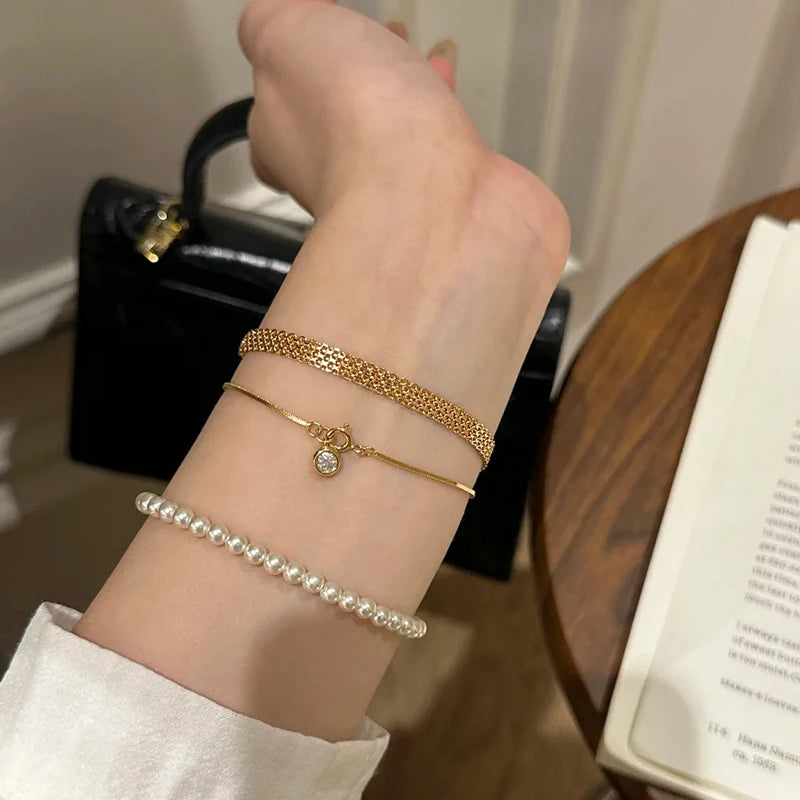 Gold Chain Bracelet