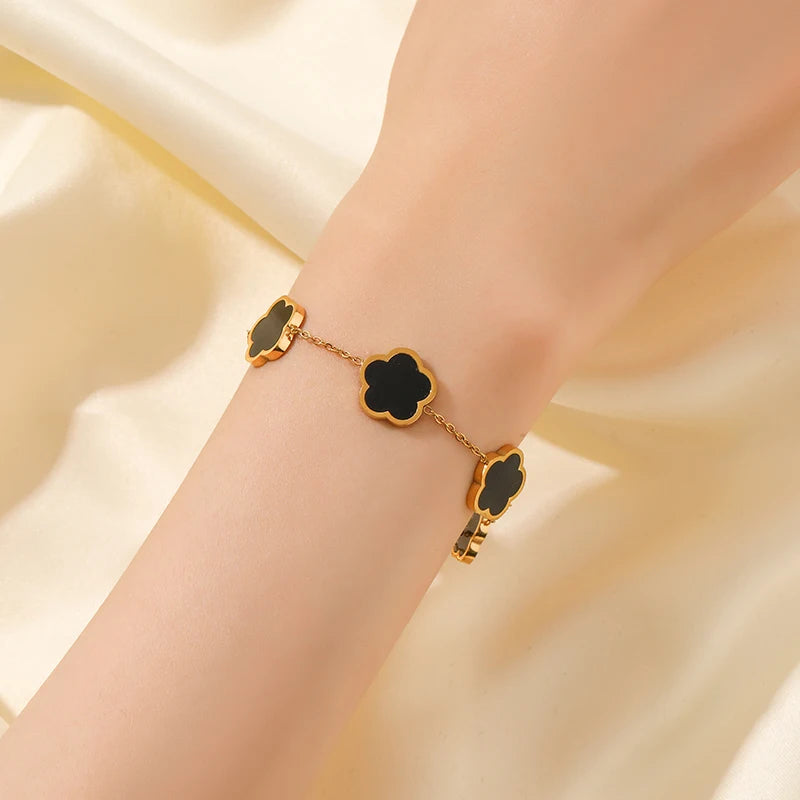 Five Leaf Clover Bracelet