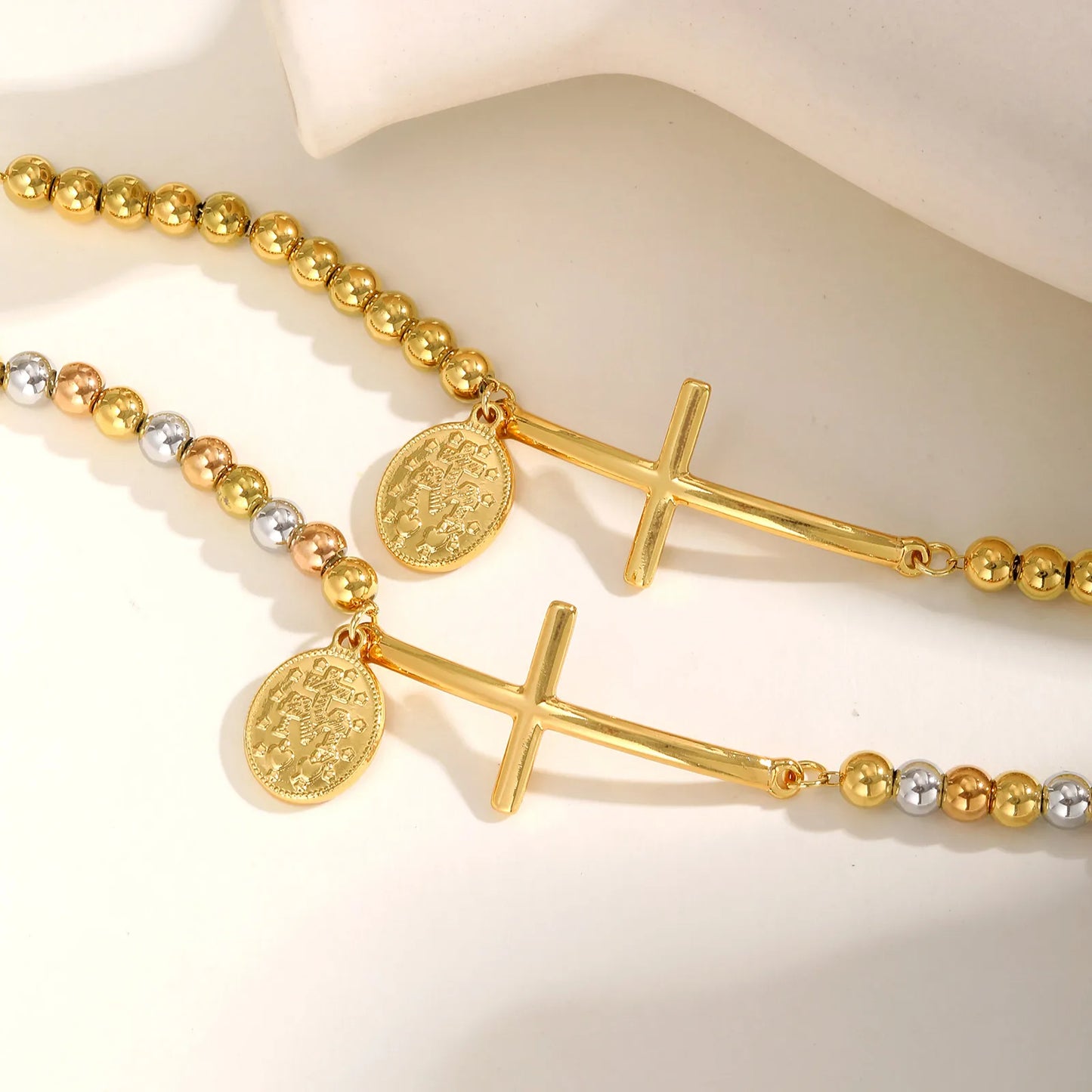 Cross St. Benedict Oval Bracelet