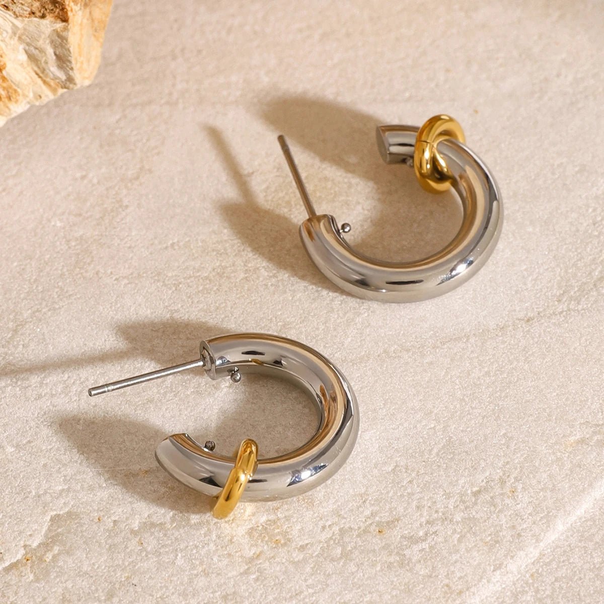 Simple C Shape Earrings