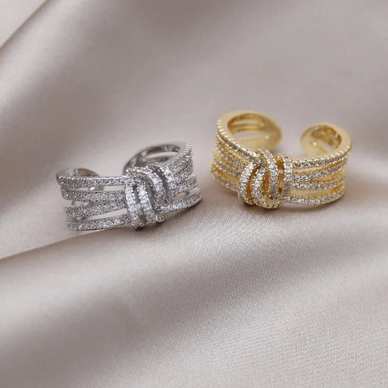 Cross Knotted Ring
