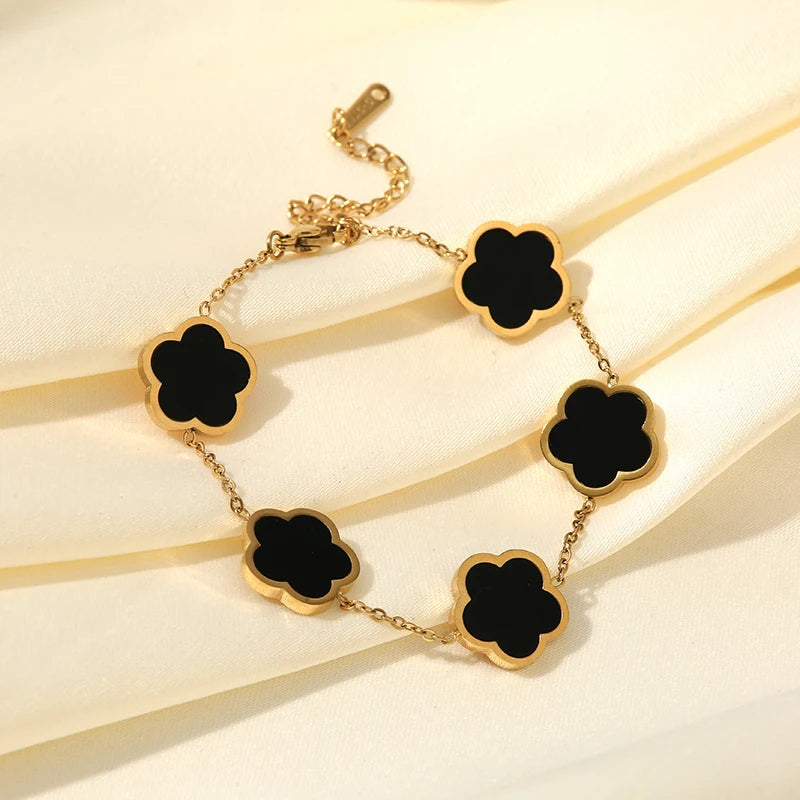 Five Leaf Clover Bracelet