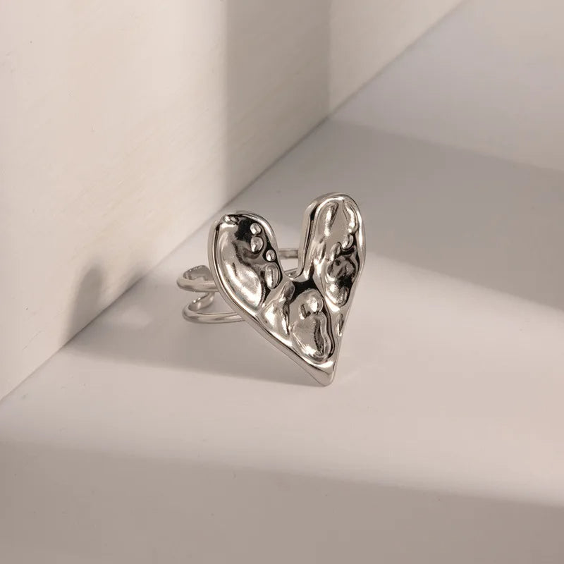 Hammered Love Ring