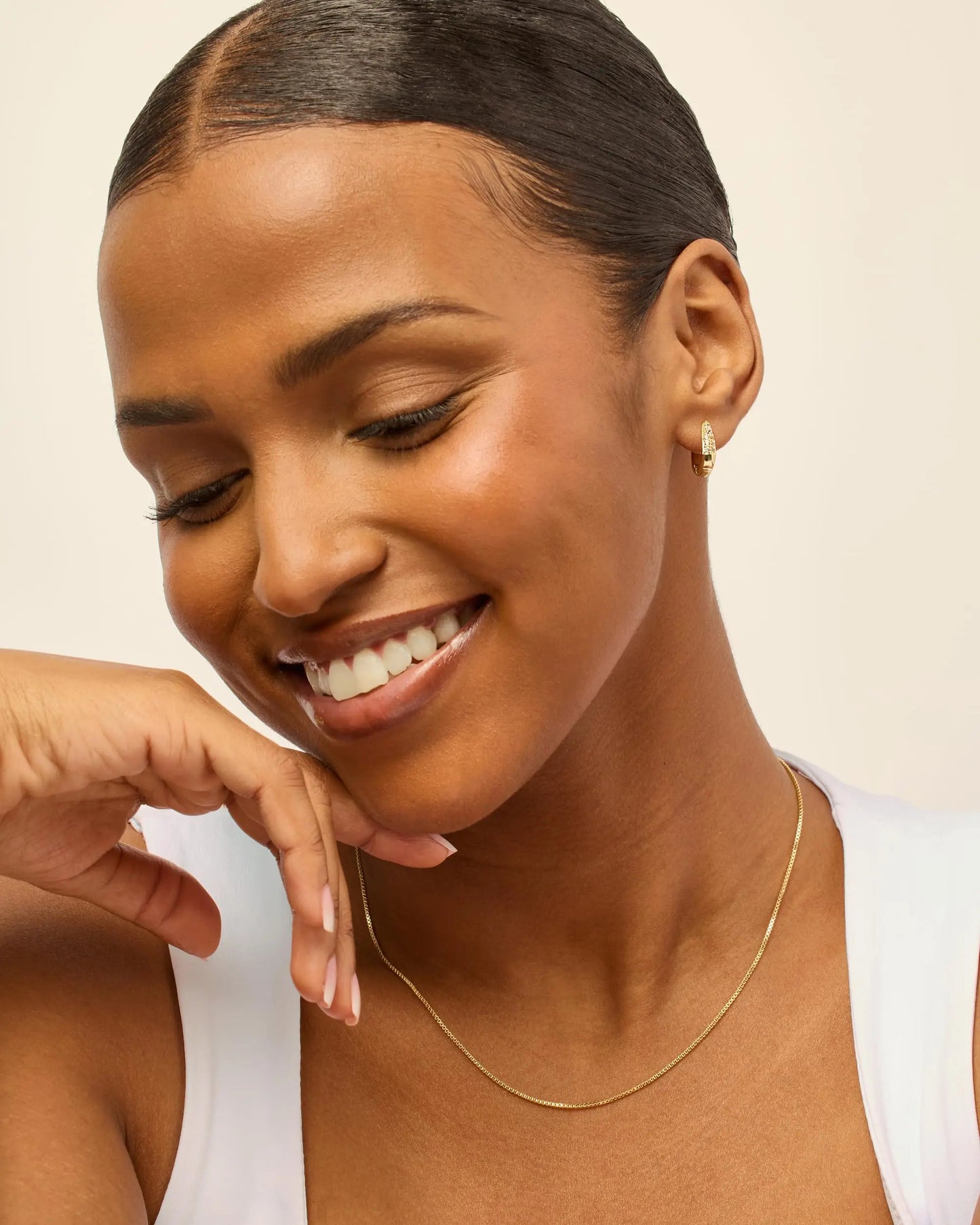 U-Shaped Hoop Earrings