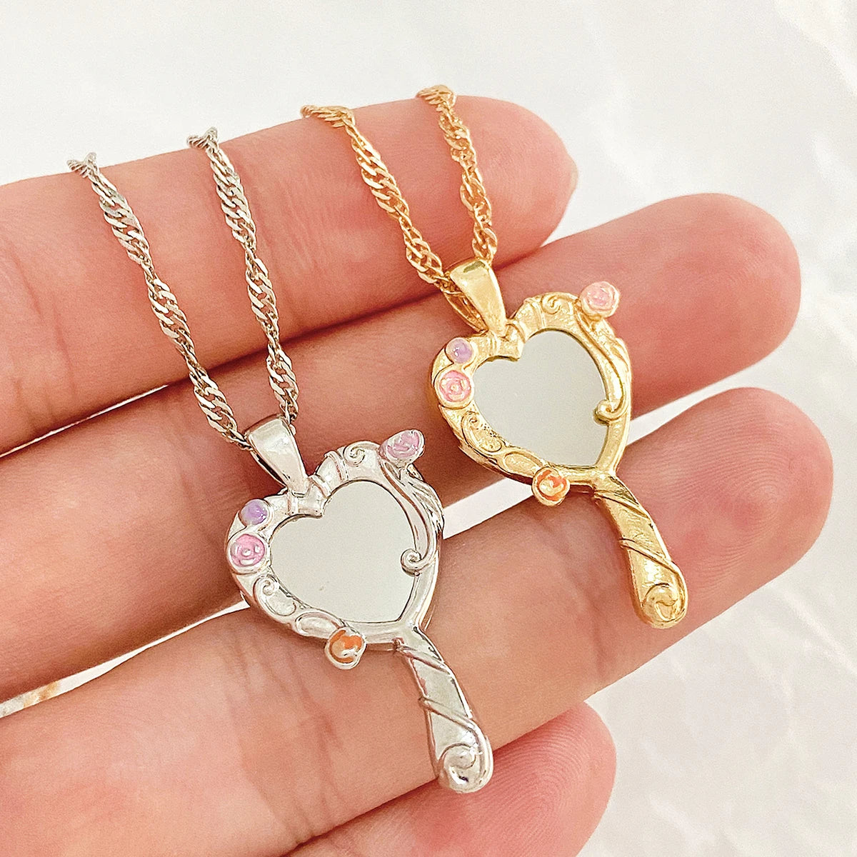 Dainty Magic Mirror Necklace