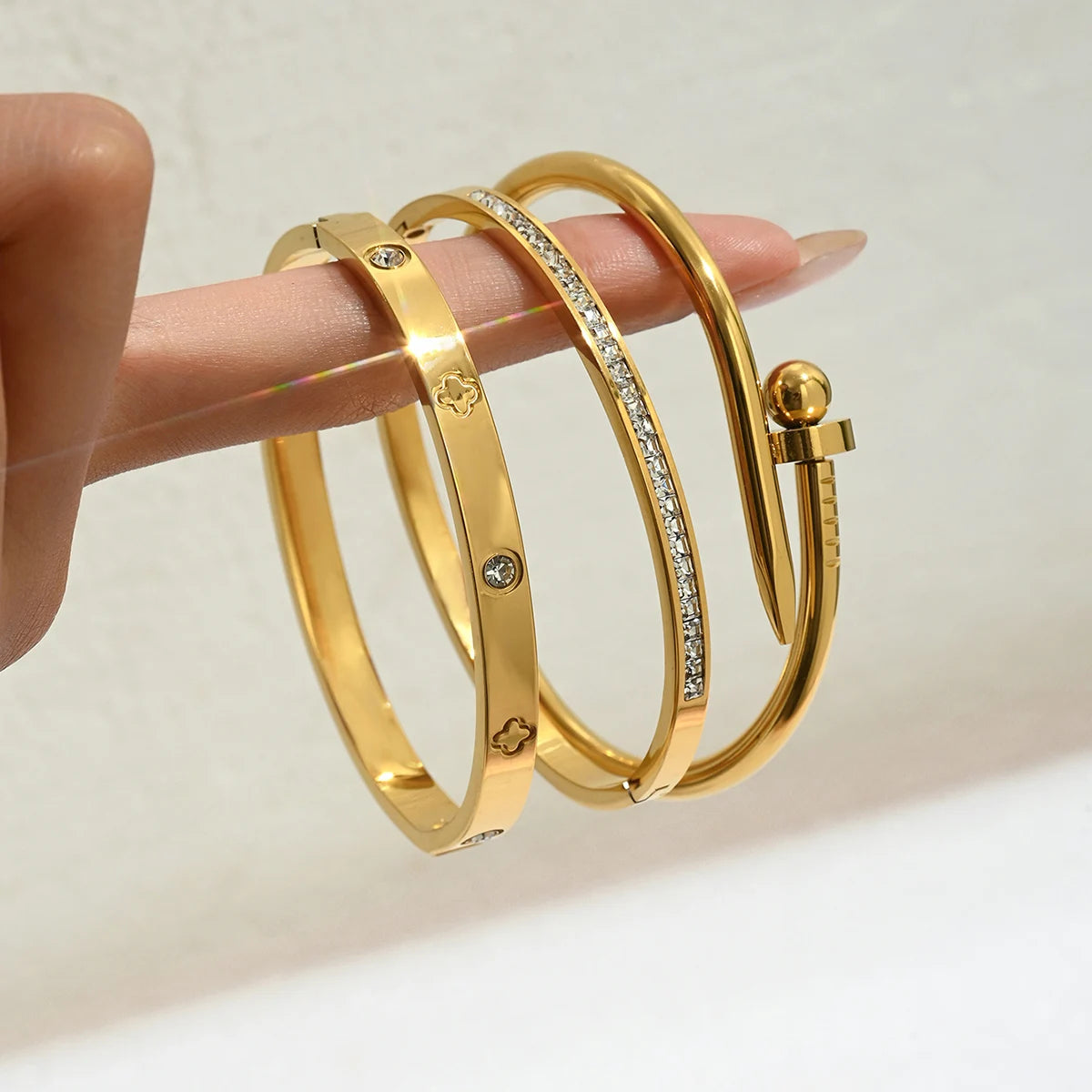 Golden Wrapped Bangle