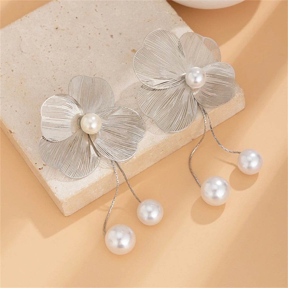 Large Flower Earrings