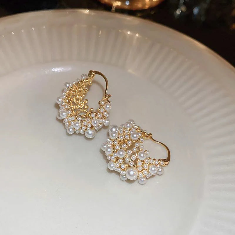 Irregular Pearl Earrings
