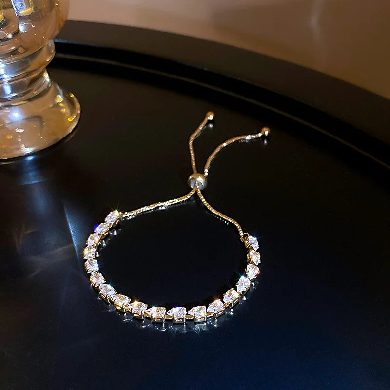 Square Rhinestone Bracelet