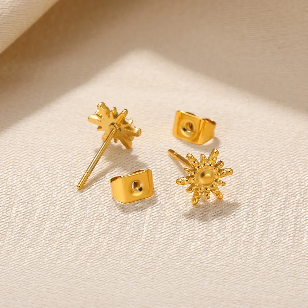 Sun Stud Earrings