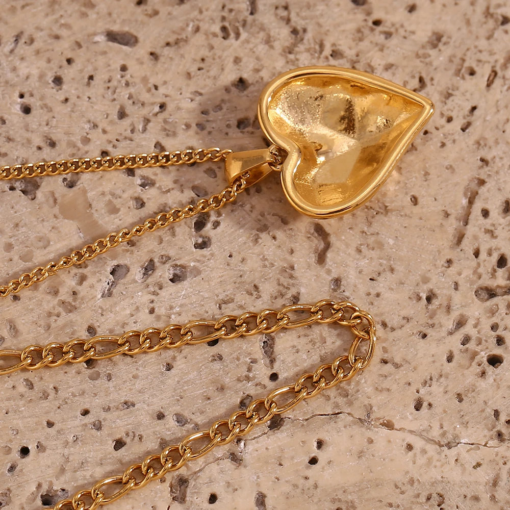 Gold Plated Heart Necklace