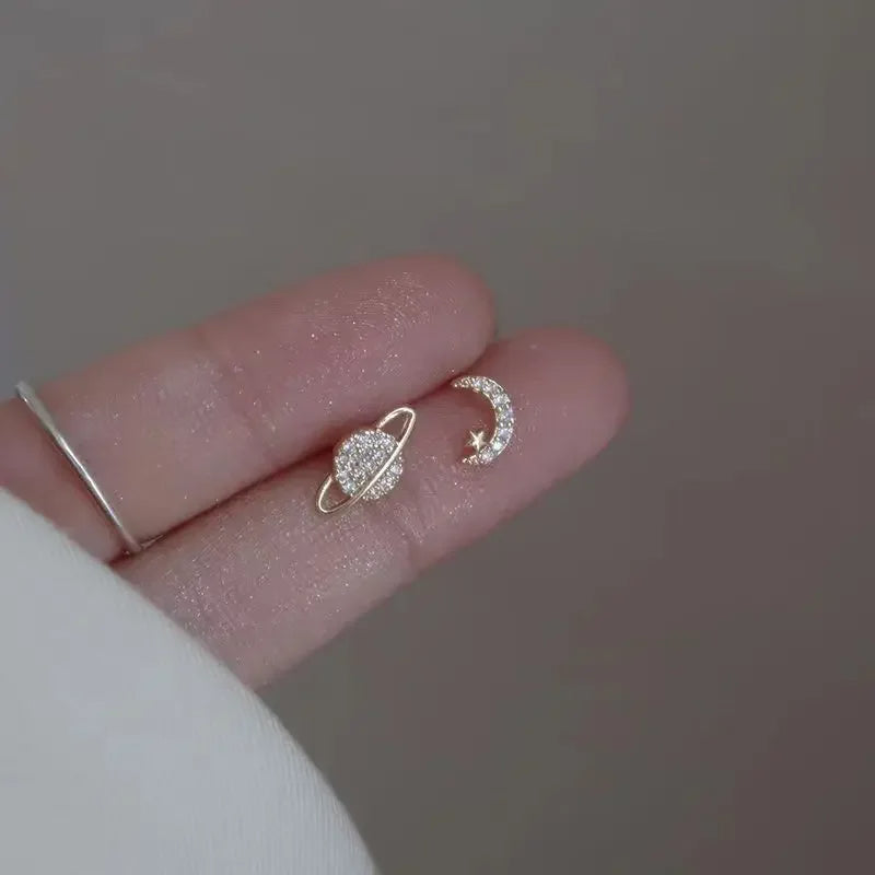 Moon & Planet Earrings