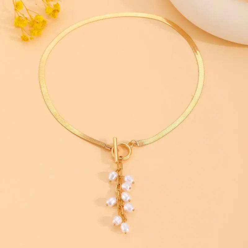 Tassel Pearl Necklace