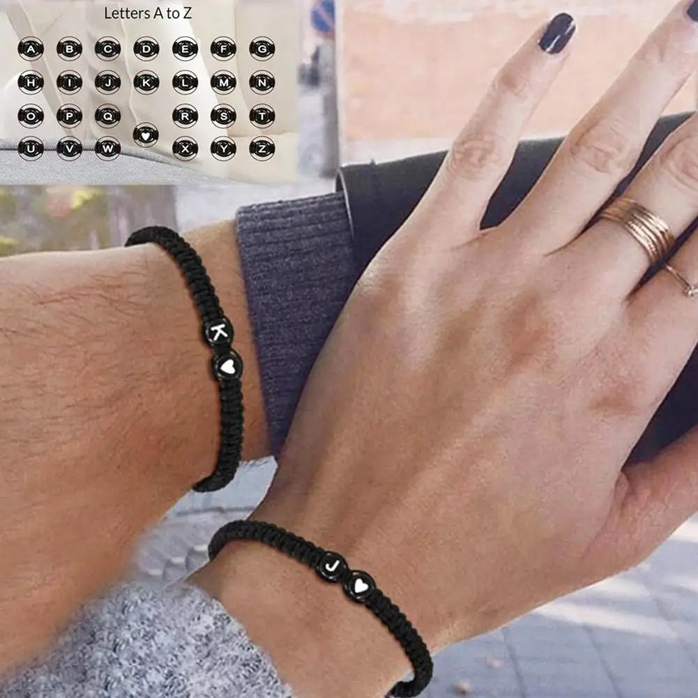 Initial Heart Bracelet