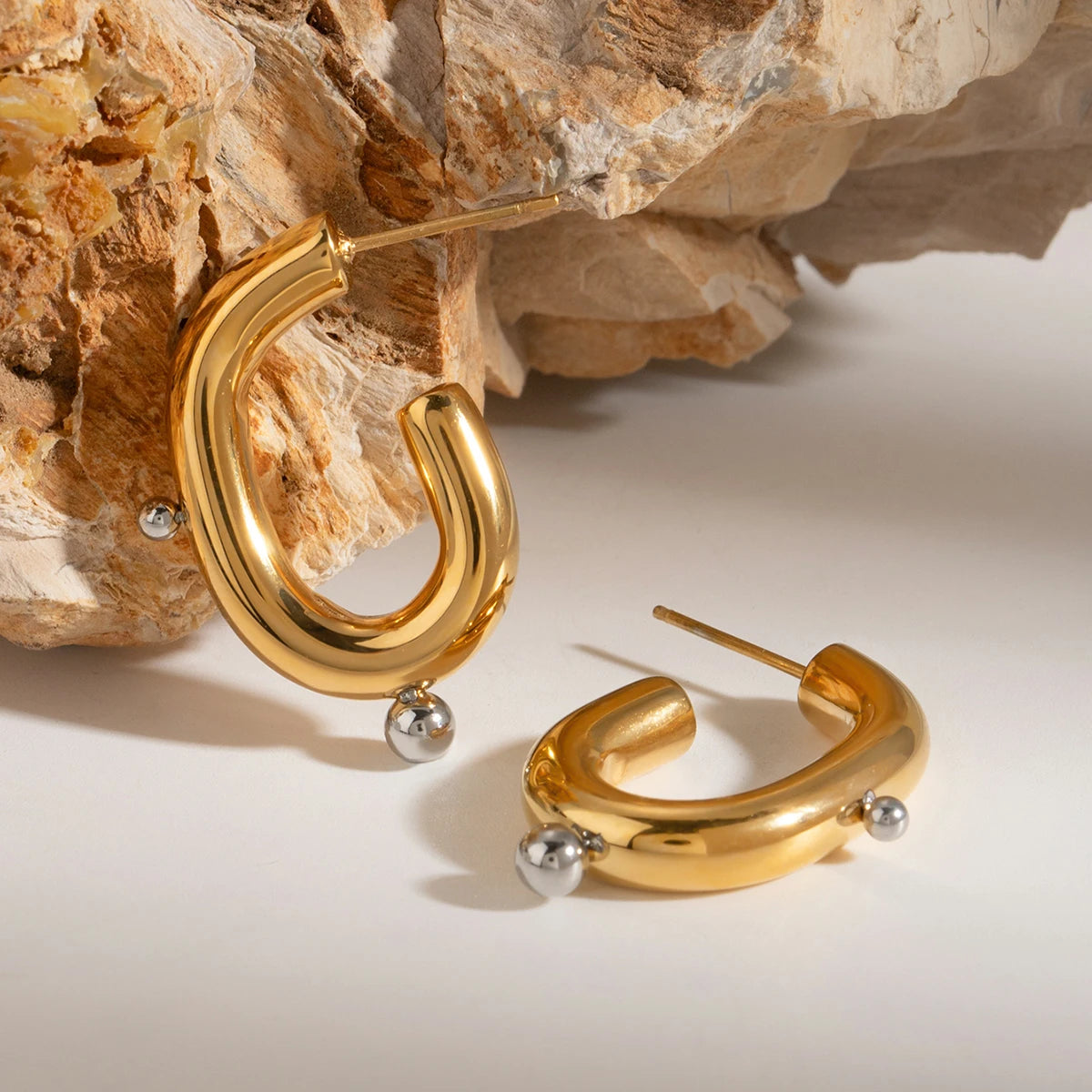 Exaggerated C Shaped Earrings
