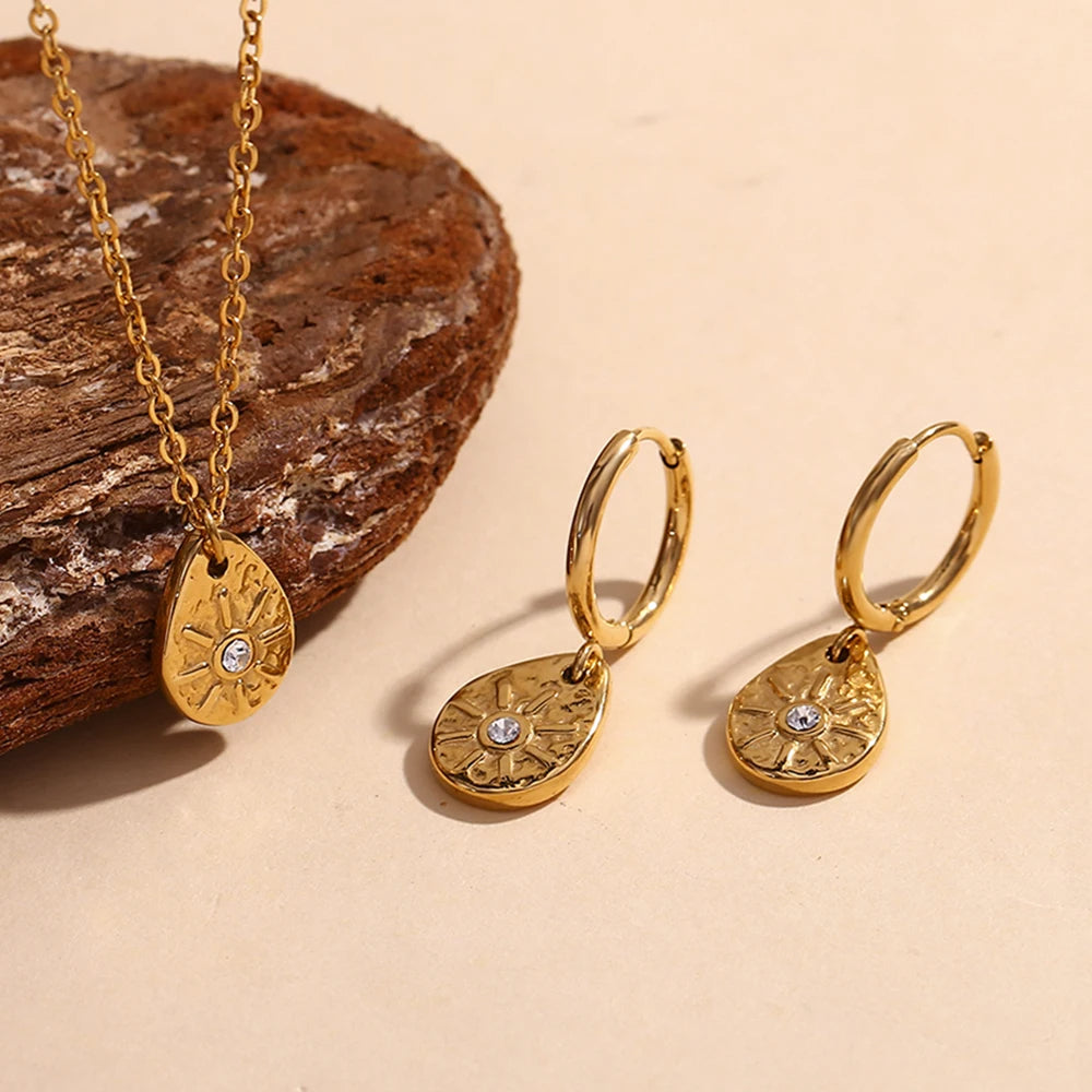 Sun Droplet Earrings