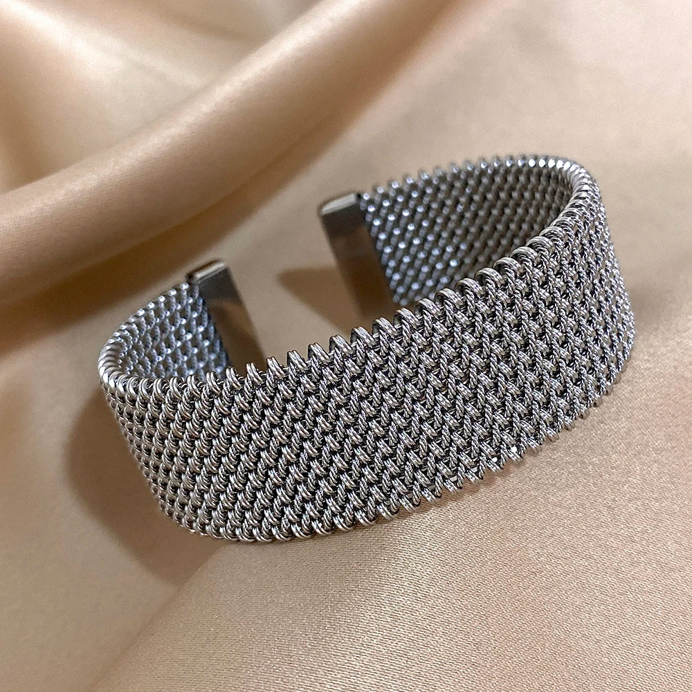 Mesh Cuff Bracelet