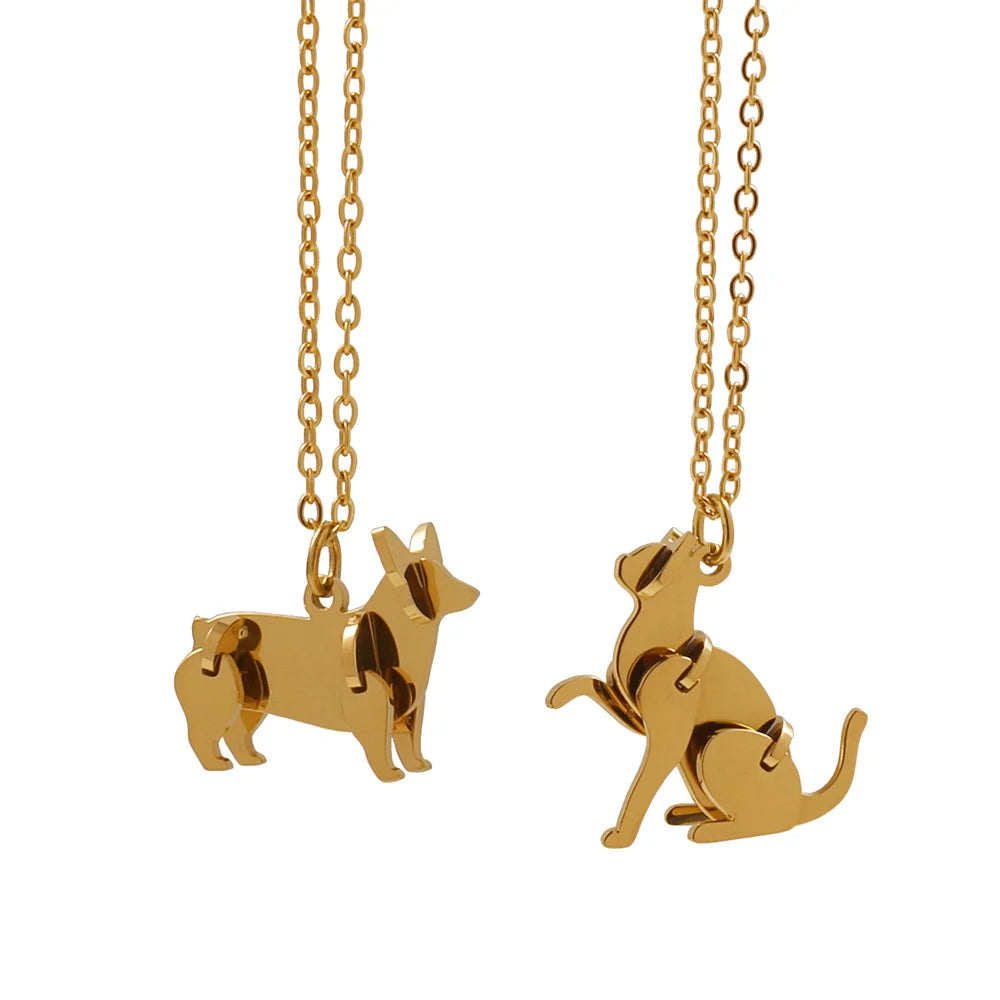 Block Pet Necklace
