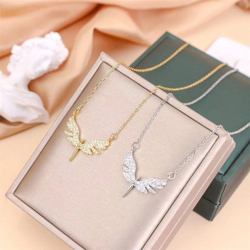 Flying Angel Wings Necklace
