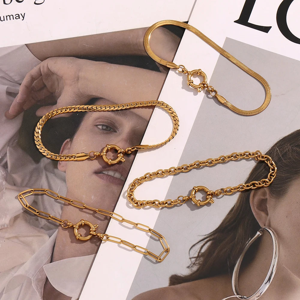 Slingshot Spring Buckle Bracelet