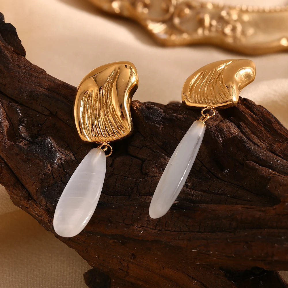 Irregular Water Droplet Earrings