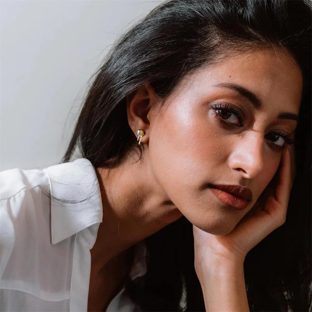 Melting Pearl Earrings