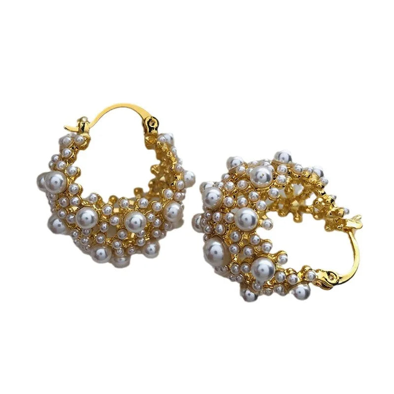 Irregular Pearl Earrings